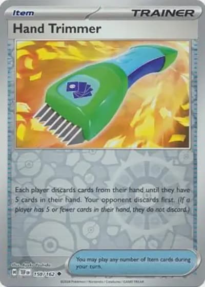 Hand Trimmer（TEF 150/162 Reverse Holo / Temporal Forces / Scarlet & Violet）