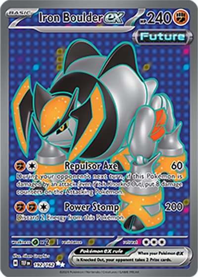 Iron Boulder ex（TEF 192/162 Ultra Rare / Temporal Forces / Scarlet & Violet）