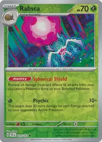 Rabsca（TEF 024/162 Reverse Holo / Temporal Forces / Scarlet & Violet）