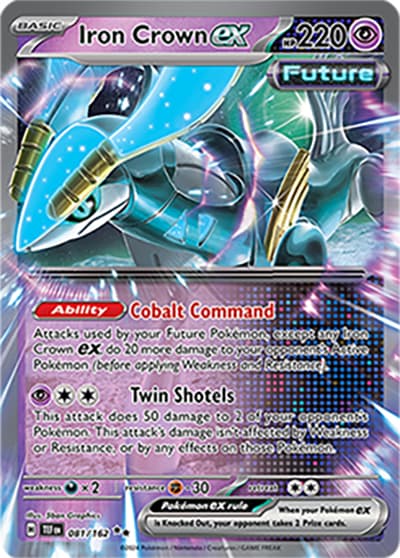 Iron Crown ex（TEF 081/162 Double Rare / Temporal Forces / Scarlet & Violet）