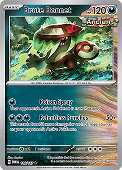 Brute Bonnet（TWM 118/167 Uncommon / Twilight Masquerade / Scarlet & Violet）