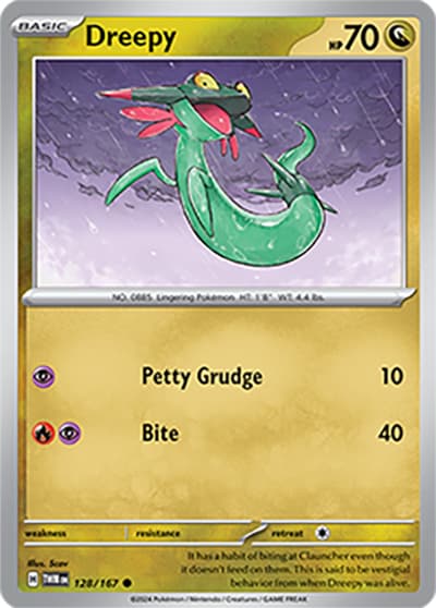 Dreepy（TWM 128/167 Common / Twilight Masquerade / Scarlet & Violet）