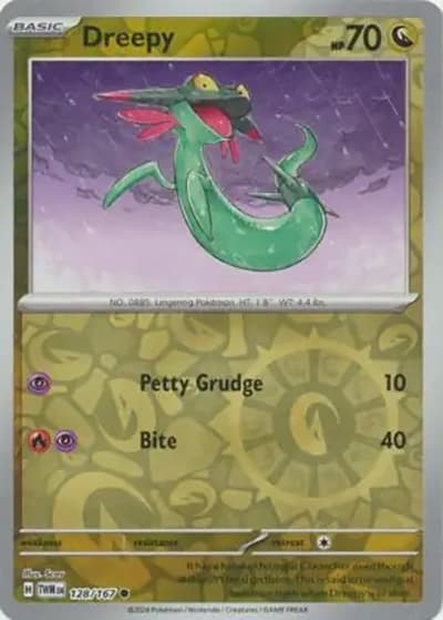 Dreepy（TWM 128/167 Reverse Holo / Twilight Masquerade / Scarlet & Violet）