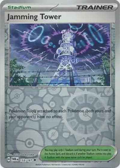 Jamming Tower（TWM 153/167 Reverse Holo / Twilight Masquerade / Scarlet & Violet）