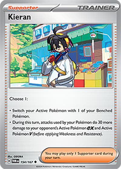 Kieran（TWM 154/167 Uncommon / Twilight Masquerade / Scarlet & Violet）
