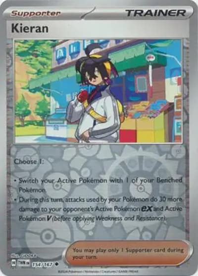 Kieran（TWM 154/167 Reverse Holo / Twilight Masquerade / Scarlet & Violet）