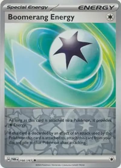 Boomerang Energy（TWM 166/167 Reverse Holo / Twilight Masquerade / Scarlet & Violet）