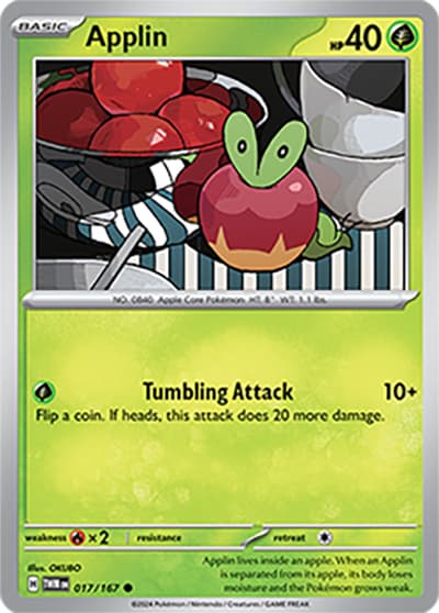 Applin（TWM 017/167 Common / Twilight Masquerade / Scarlet & Violet）