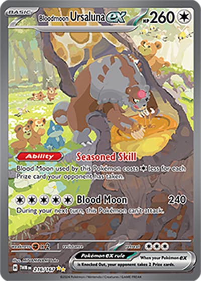 Bloodmoon Ursaluna ex（TWM 216/167 Special Illustration Rare / Twilight Masquerade / Scarlet & Violet）