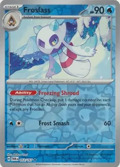 Froslass（TWM 053/167 Reverse Holo / Twilight Masquerade / Scarlet & Violet）