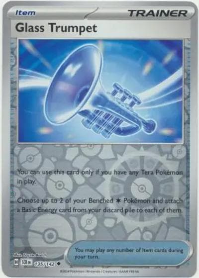 Glass Trumpet（SCR 135/142 Reverse Holo / Stellar Crown / Scarlet & Violet）