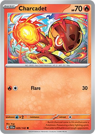 Charcadet（SCR 029/142 Common / Stellar Crown / Scarlet & Violet）