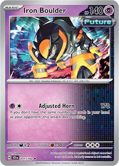 Iron Boulder（SCR 071/142 Rare / Stellar Crown / Scarlet & Violet）