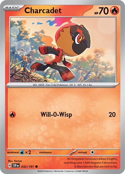 Charcadet（SSP 032/191 Common / Surging Sparks / Scarlet & Violet）