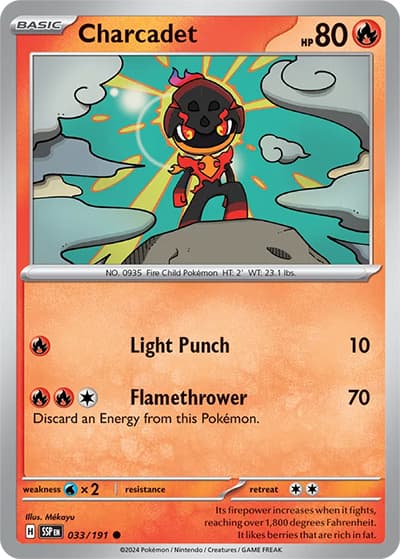 Charcadet（SSP 033/191 Common / Surging Sparks / Scarlet & Violet）