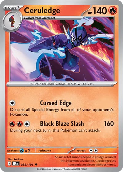 Ceruledge（SSP 035/191 Uncommon / Surging Sparks / Scarlet & Violet）