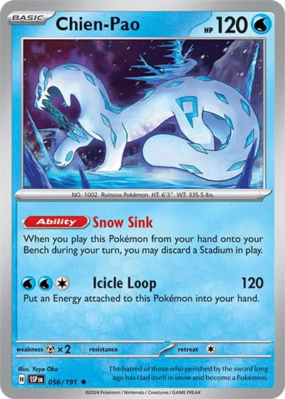 Chien-Pao（SSP 056/191 Rare / Surging Sparks / Scarlet & Violet）