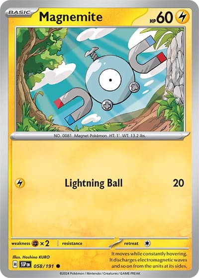 Magnemite（SSP 058/191 Common / Surging Sparks / Scarlet & Violet）