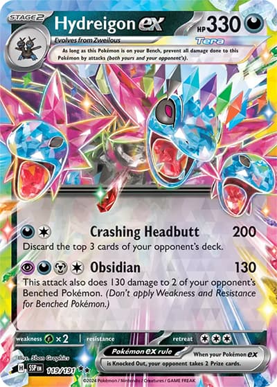 Hydreigon ex（SSP 119/191 Double Rare / Surging Sparks / Scarlet & Violet）