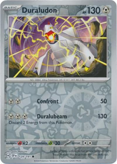 Duraludon（SSP 129/191 Reverse Holo / Surging Sparks / Scarlet & Violet）