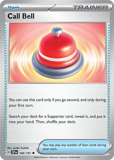Call Bell（SSP 165/191 Uncommon / Surging Sparks / Scarlet & Violet）