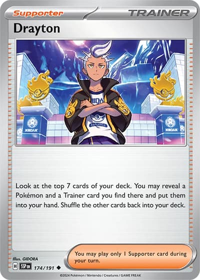 Drayton（SSP 174/191 Uncommon / Surging Sparks / Scarlet & Violet）