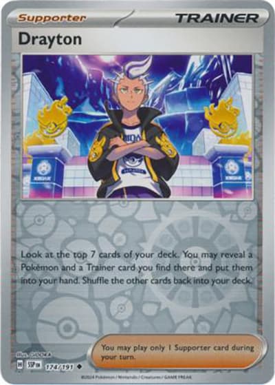 Drayton（SSP 174/191 Reverse Holo / Surging Sparks / Scarlet & Violet）
