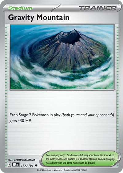 Gravity Mountain（SSP 177/191 Uncommon / Surging Sparks / Scarlet & Violet）