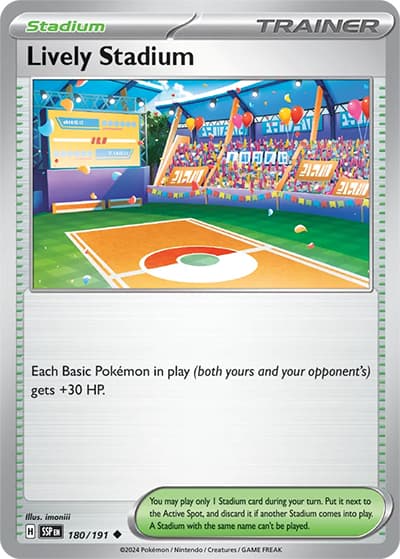 Lively Stadium（SSP 180/191 Uncommon / Surging Sparks / Scarlet & Violet）