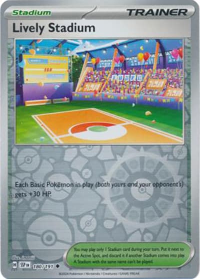 Lively Stadium（SSP 180/191 Reverse Holo / Surging Sparks / Scarlet & Violet）