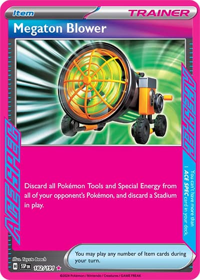 Megaton Blower（SSP 182/191 ACE SPEC rare / Surging Sparks / Scarlet & Violet）