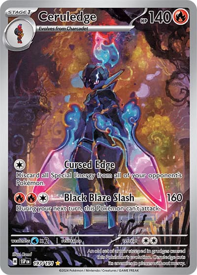 Ceruledge（SSP 197/191 Illustration Rare / Surging Sparks / Scarlet & Violet）