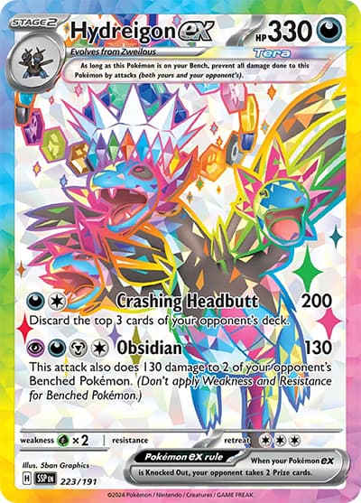 Hydreigon ex（SSP 223/191 Ultra Rare / Surging Sparks / Scarlet & Violet）
