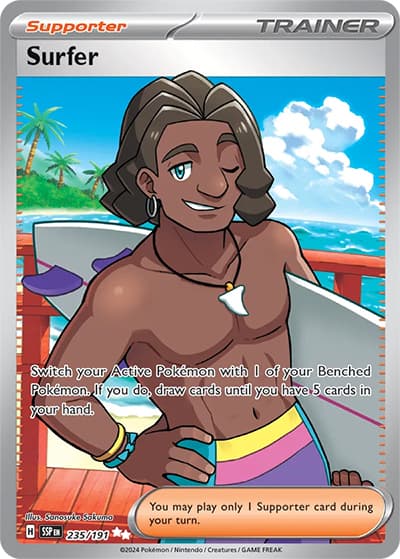 Surfer（SSP 235/191 Ultra Rare / Surging Sparks / Scarlet & Violet）