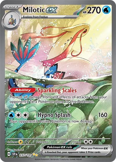 Milotic ex（SSP 237/191 Special Illustration Rare / Surging Sparks / Scarlet & Violet）