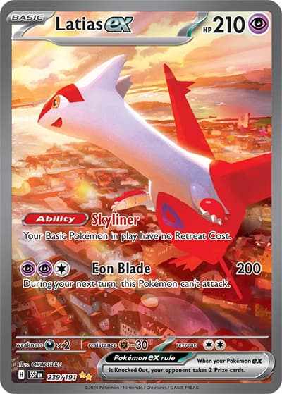 Latias ex（SSP 239/191 Special Illustration Rare / Surging Sparks / Scarlet & Violet）