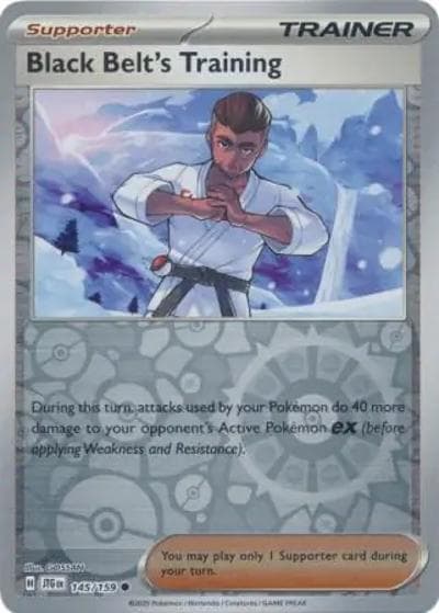 Black Belt's Training（JTG 145/159 Reverse Holo / Journey Together / Scarlet & Violet）
