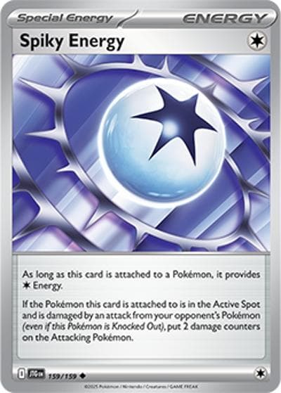 Spiky Energy（JTG 159/159 Uncommon / Journey Together / Scarlet & Violet）