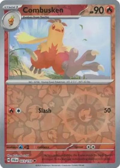 Combusken（JTG 023/159 Reverse Holo / Journey Together / Scarlet & Violet）