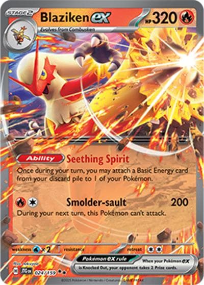 Blaziken ex（JTG 024/159 Double Rare / Journey Together / Scarlet & Violet）