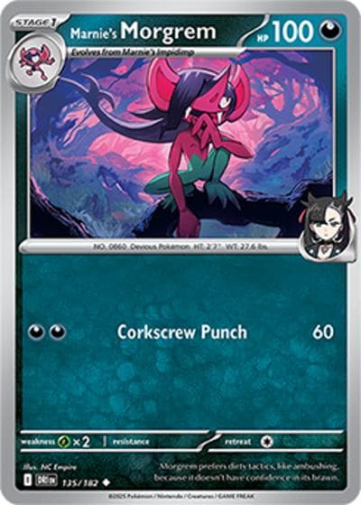 Marnie's Morgrem（DRI 135/182 Uncommon / Destined Rivals / Scarlet & Violet）