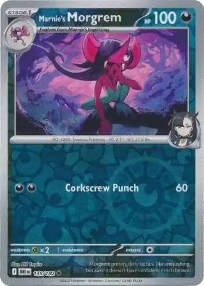 Marnie's Morgrem（DRI 135/182 Reverse Holo / Destined Rivals / Scarlet & Violet）
