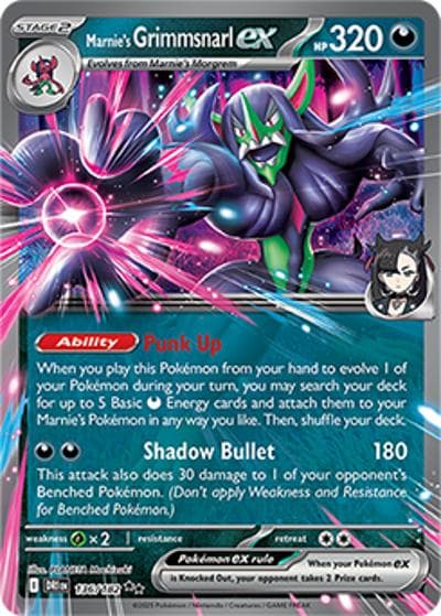 Marnie's Grimmsnarl ex（DRI 136/182 Double Rare / Destined Rivals / Scarlet & Violet）