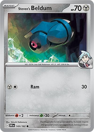 Steven's Beldum（DRI 143/182 Common / Destined Rivals / Scarlet & Violet）
