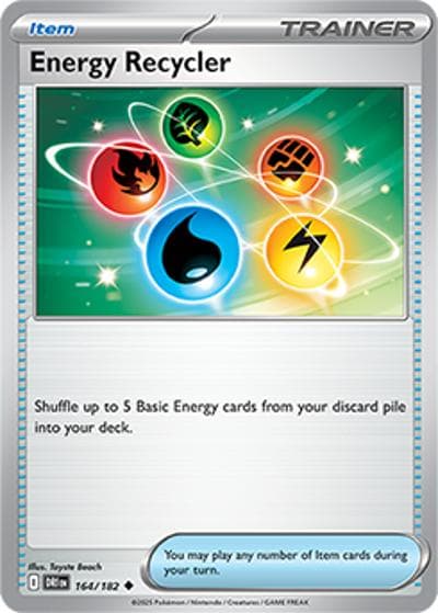 Energy Recycler（DRI 164/182 Uncommon / Destined Rivals / Scarlet & Violet）