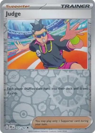 Judge（DRI 167/182 Reverse Holo / Destined Rivals / Scarlet & Violet）