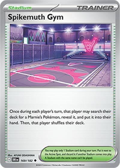 Spikemuth Gym（DRI 169/182 Uncommon / Destined Rivals / Scarlet & Violet）