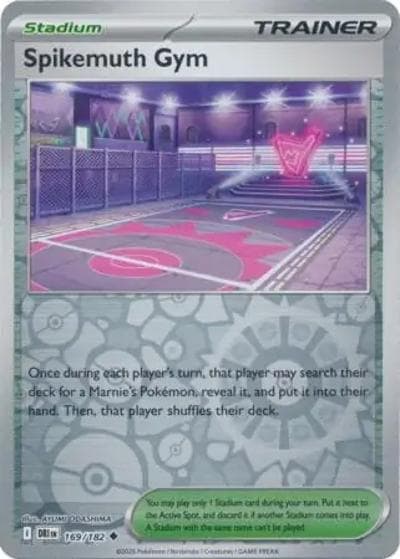 Spikemuth Gym（DRI 169/182 Reverse Holo / Destined Rivals / Scarlet & Violet）