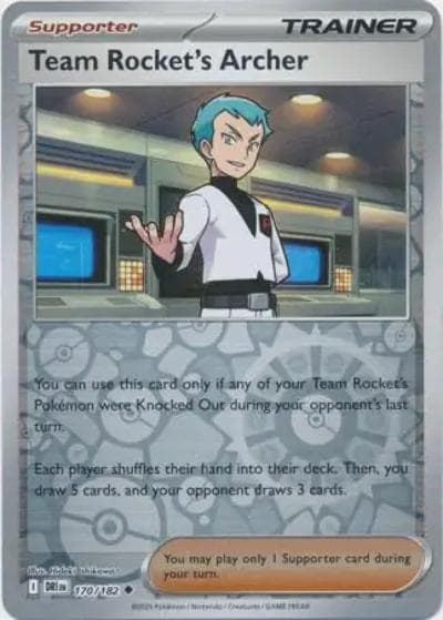 Team Rocket's Archer（DRI 170/182 Reverse Holo / Destined Rivals / Scarlet & Violet）