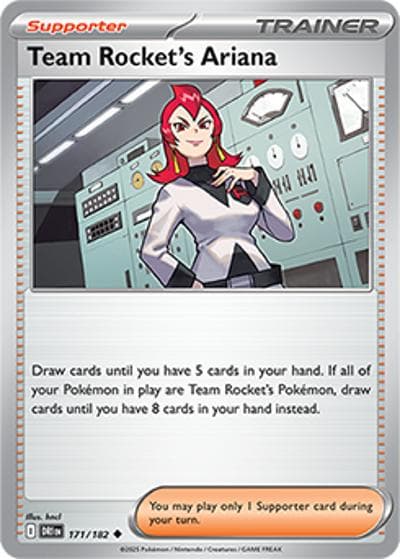 Team Rocket's Ariana（DRI 171/182 Uncommon / Destined Rivals / Scarlet & Violet）